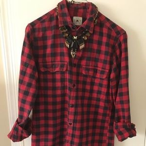 J. crew buffalo plaid flannel - men’s XS/women’s S